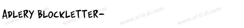 Adlery Blockletter字体转换 Adlery Blockletter字体转换